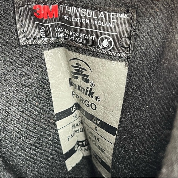 NWT KAMIK Men’s Fargo Waterproof Insulated Boots Size US 10 EU 43 - Picture 6 of 10